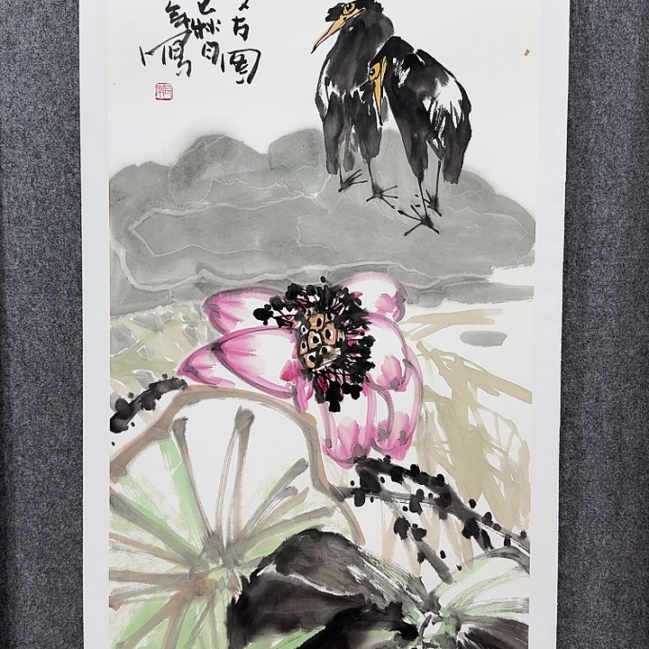 国画长年老师手绘作品