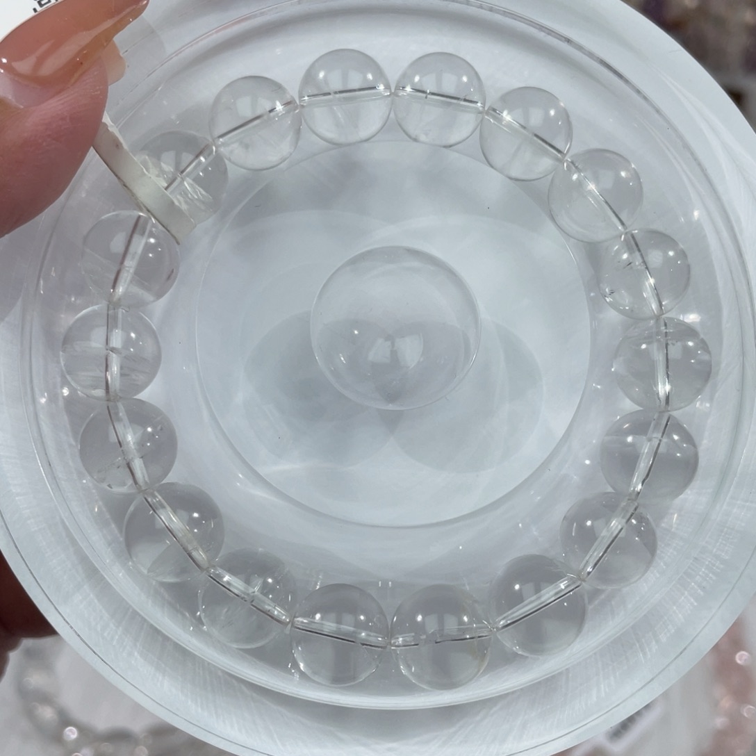 手串未镶嵌水晶015白阿塞水晶11m+