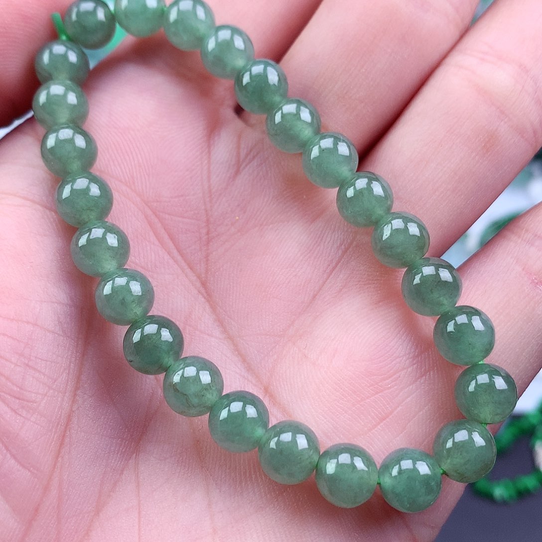 未镶嵌手链翡翠手串