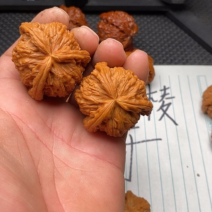 ****哥把件核桃练手白狮子7