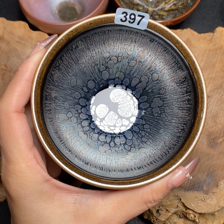 茶盏建窑建盏主人杯397微瑕