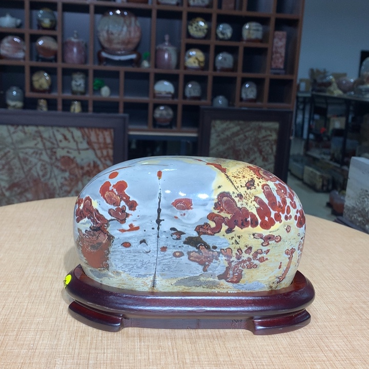 ，广西国画石摆件，收藏观赏送礼