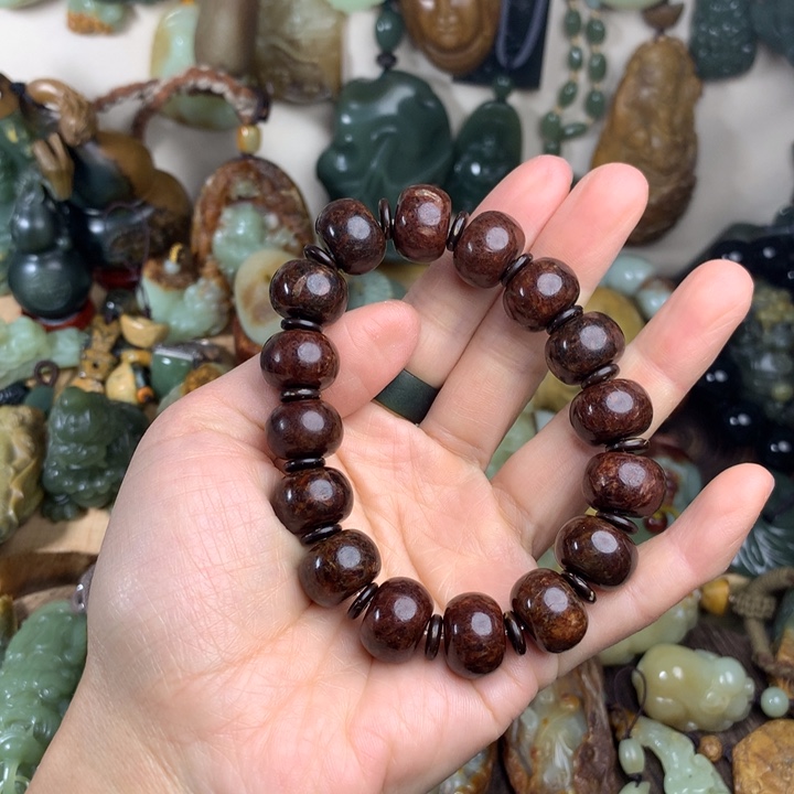 岫岩河磨玉（透闪石质玉）未镶嵌手链