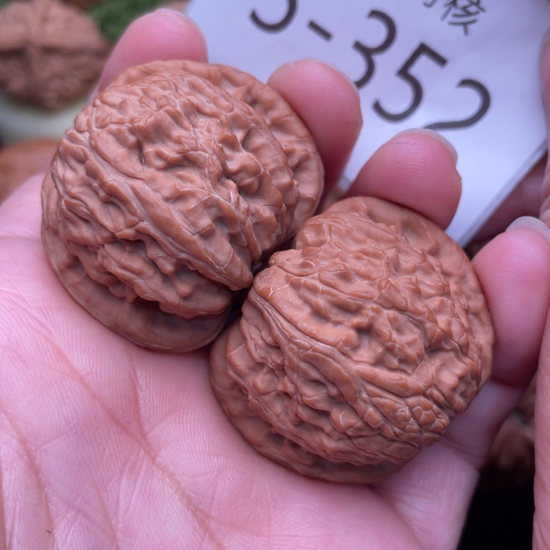 文玩核桃把件球白39