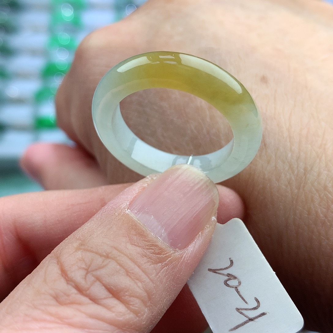 未镶嵌戒指翡翠20-21号