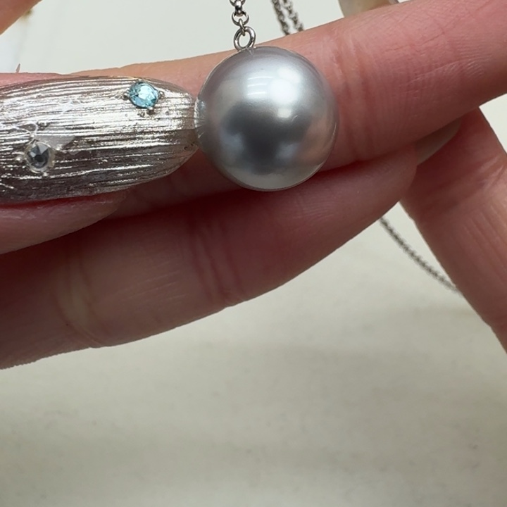 海水珍珠颈饰18K金镶嵌