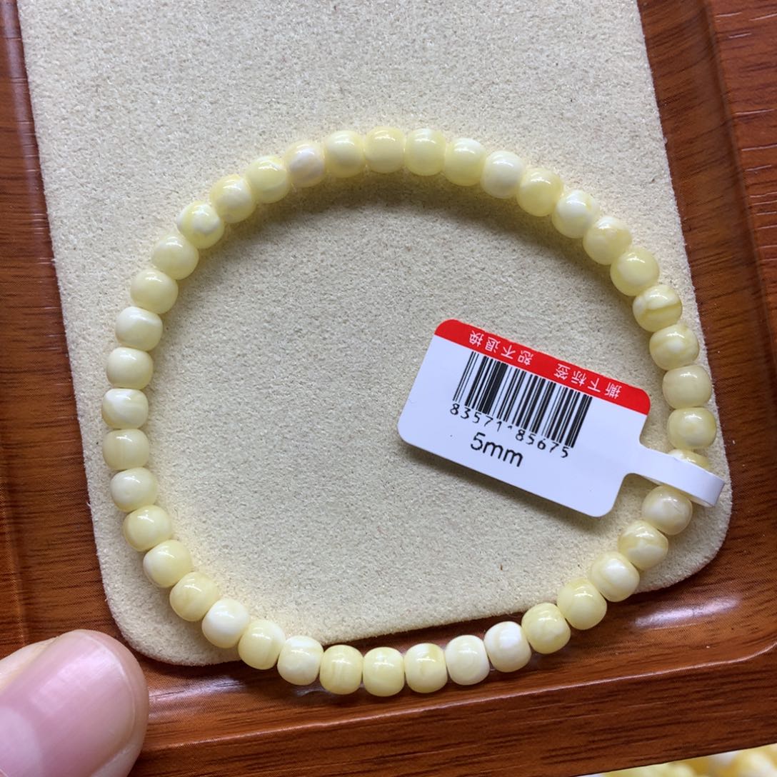 蜜蜡未镶嵌手链蜜蜡