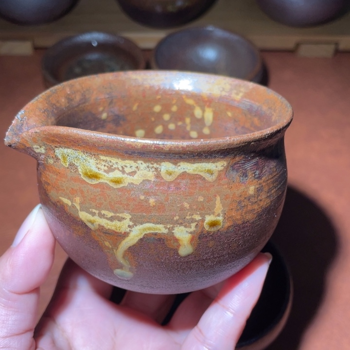 谭***娜茶盏柴烧自然落灰