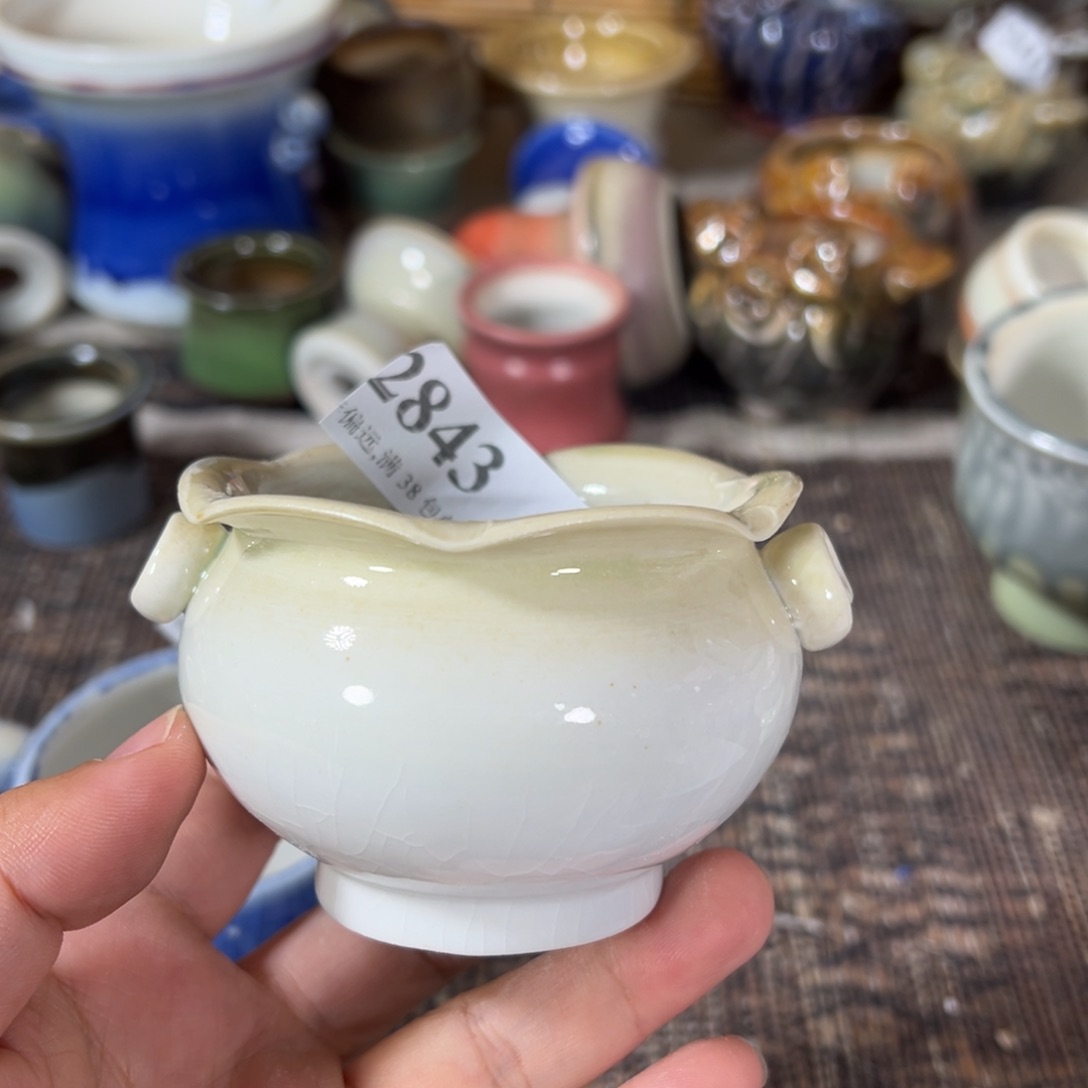 红陶景德镇手工花盆