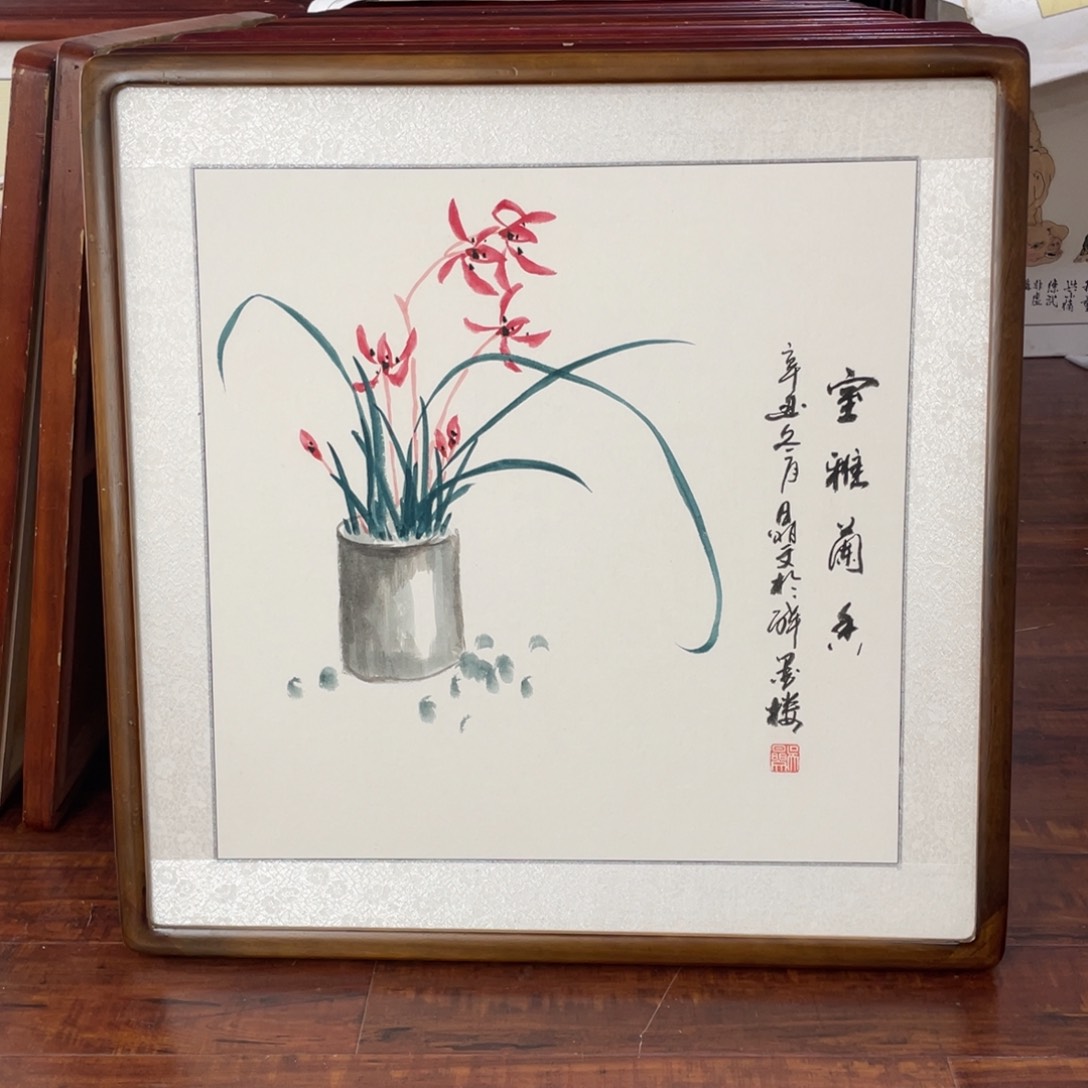 国画带框尺寸63*63厘米