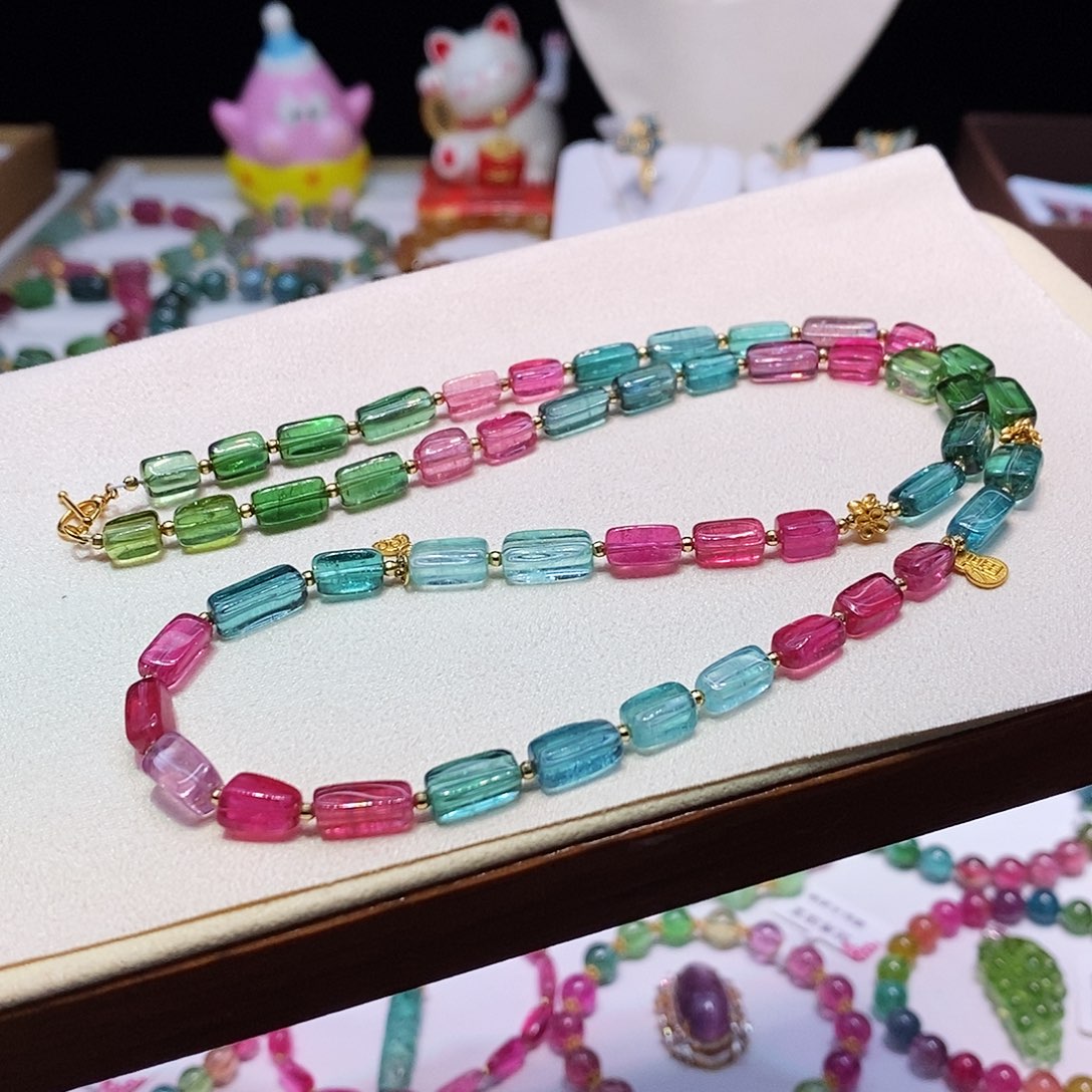 碧玺碧玺手链未镶嵌