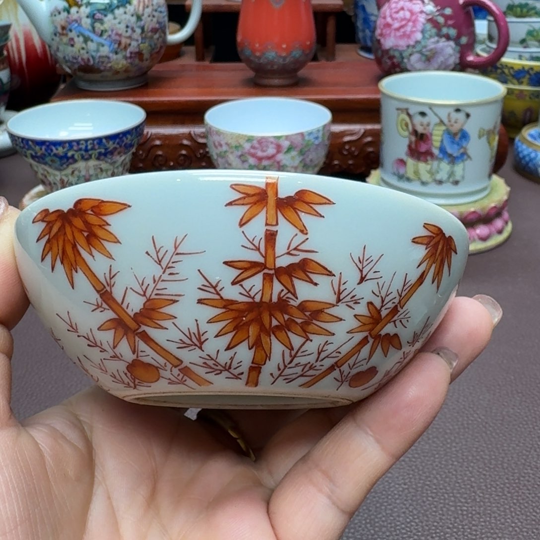 瓷片景德镇仿古手工制作精品展示