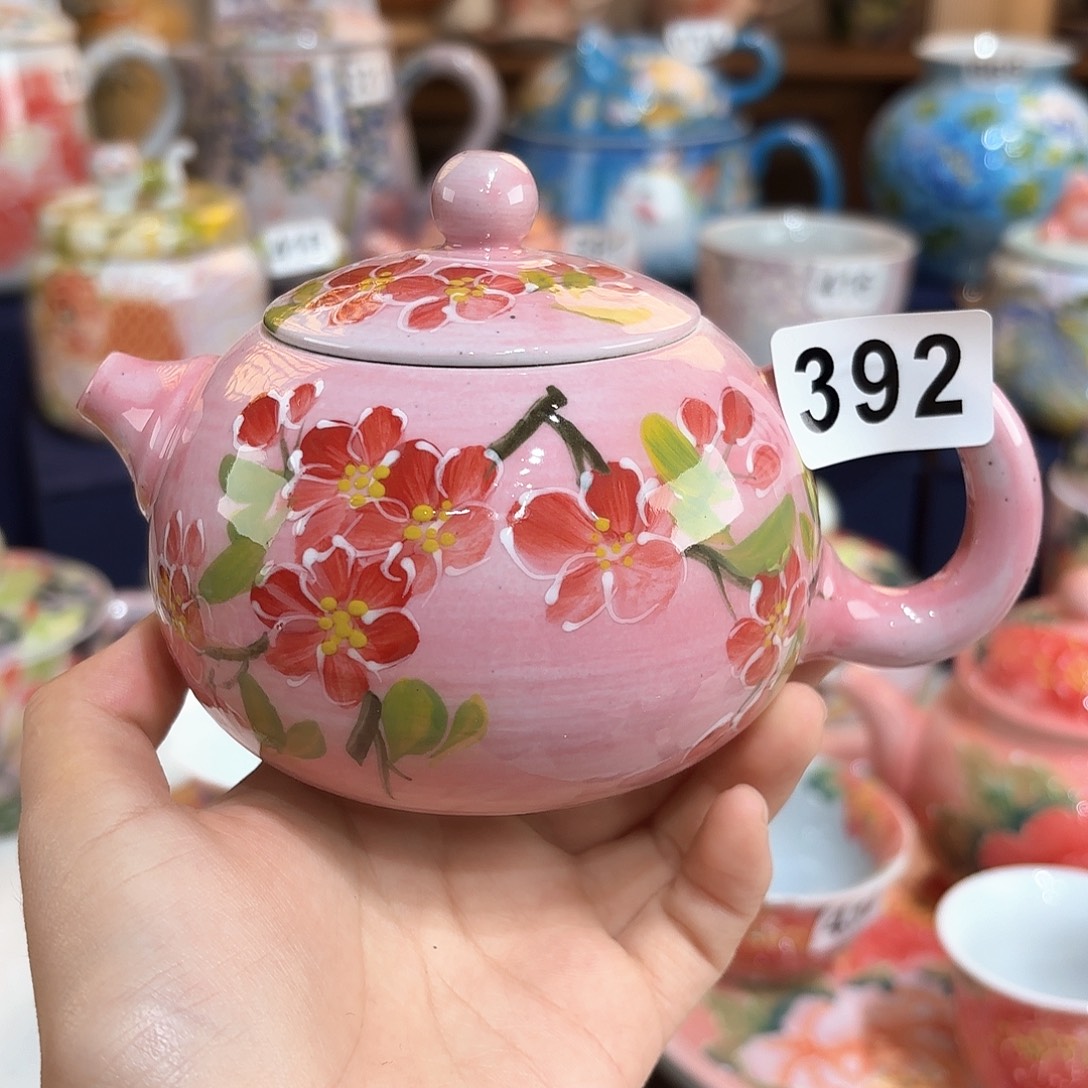 景德镇手绘高温釉下彩陶瓷茶具