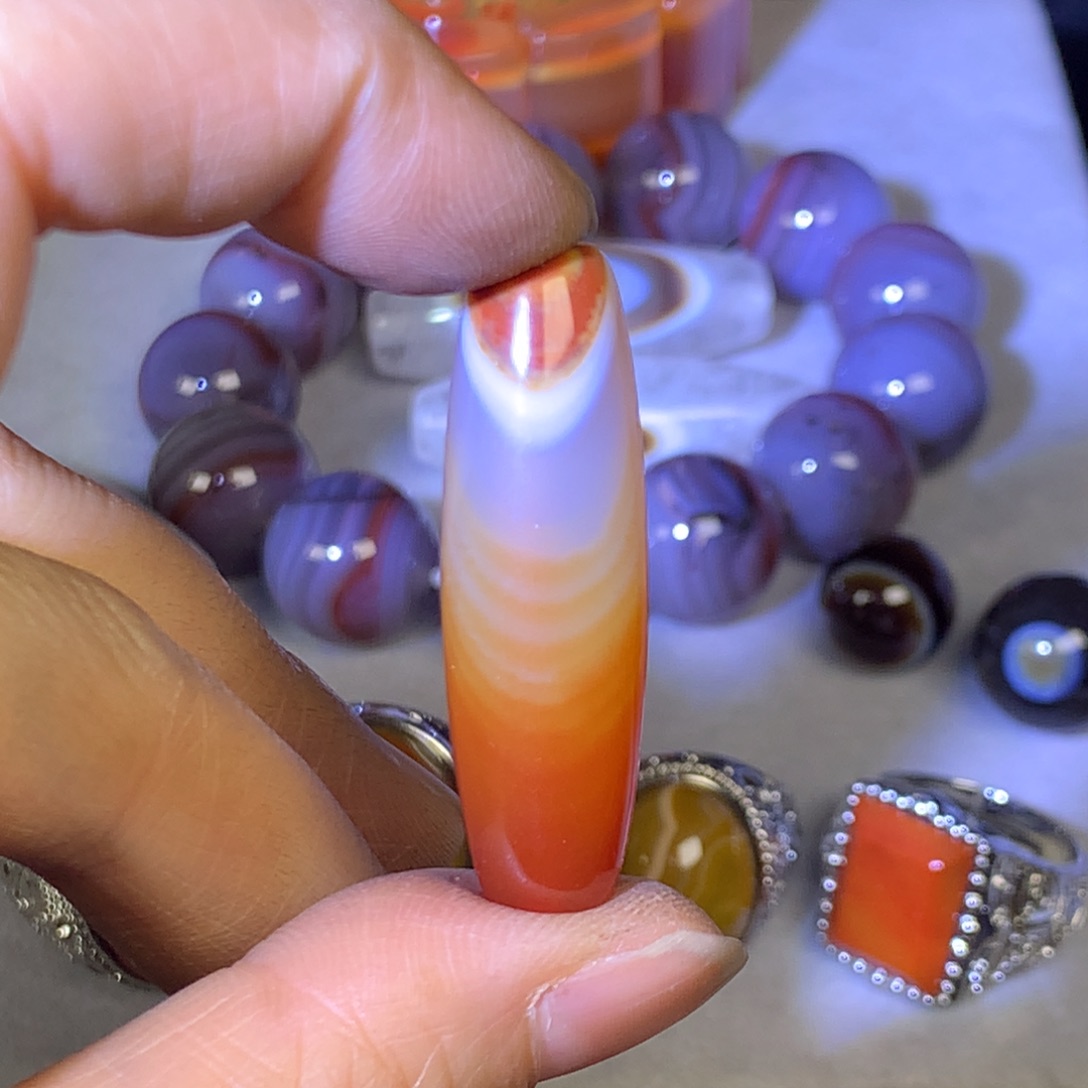 玛瑙/玉髓未镶嵌颈饰