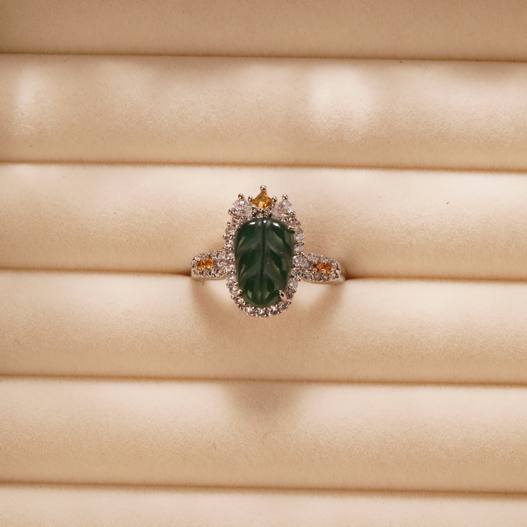 天然翡翠戒指—多样性发其一