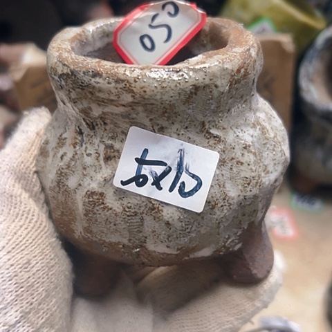 红陶粗陶花盆手工