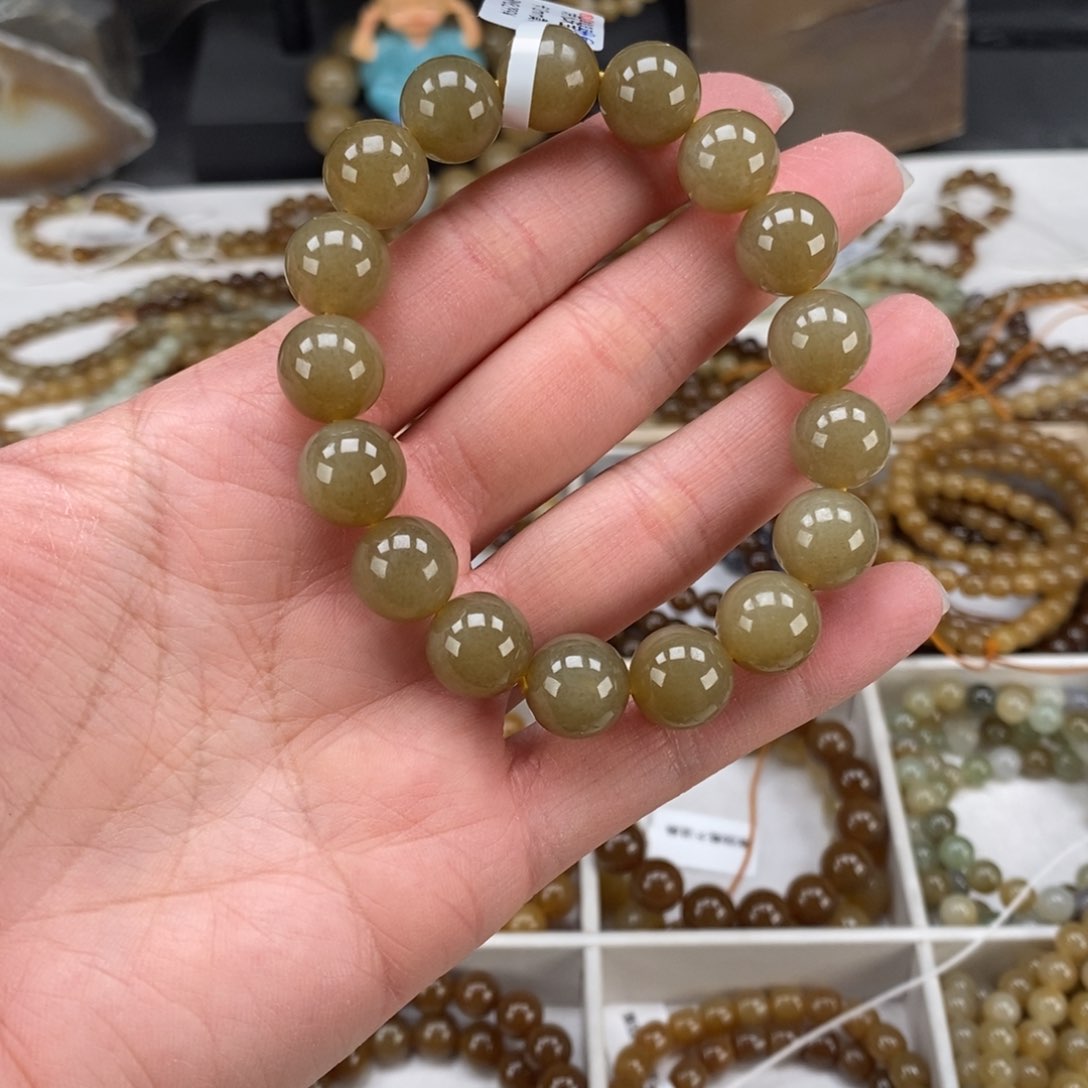 和田玉（糖玉）手串未镶嵌