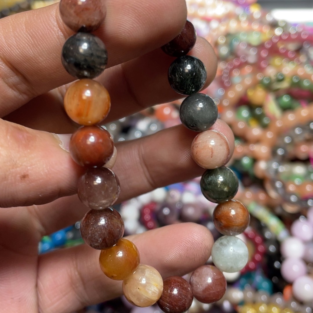 紫晶颈饰银S800镀金镶嵌