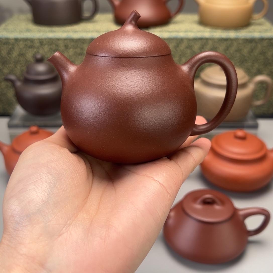 紫砂茶壶中槽清茄瓜190cc