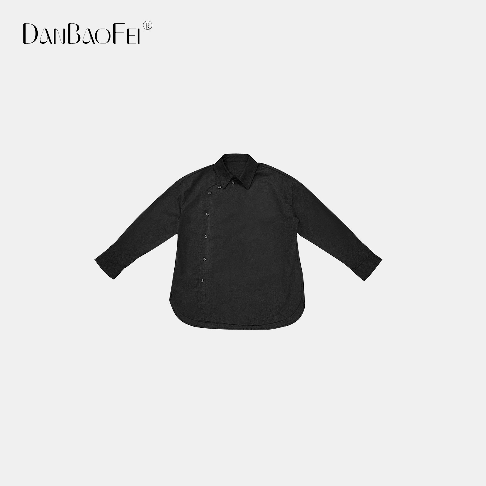 【ZHOU预】2025早春新品女装复古法式斜扣衬衫 YLM00591