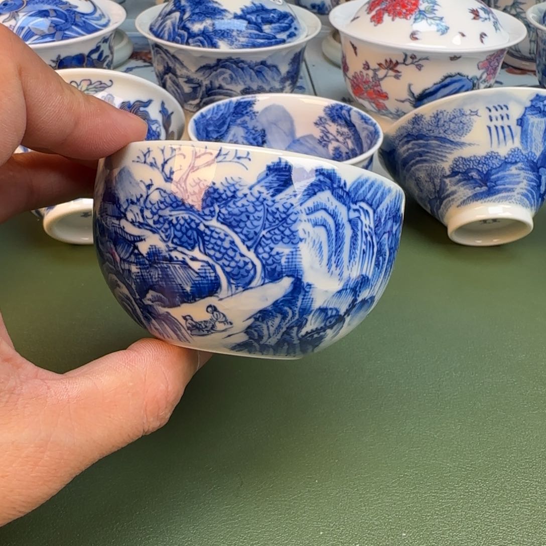 纯手工春手绘茶具6
