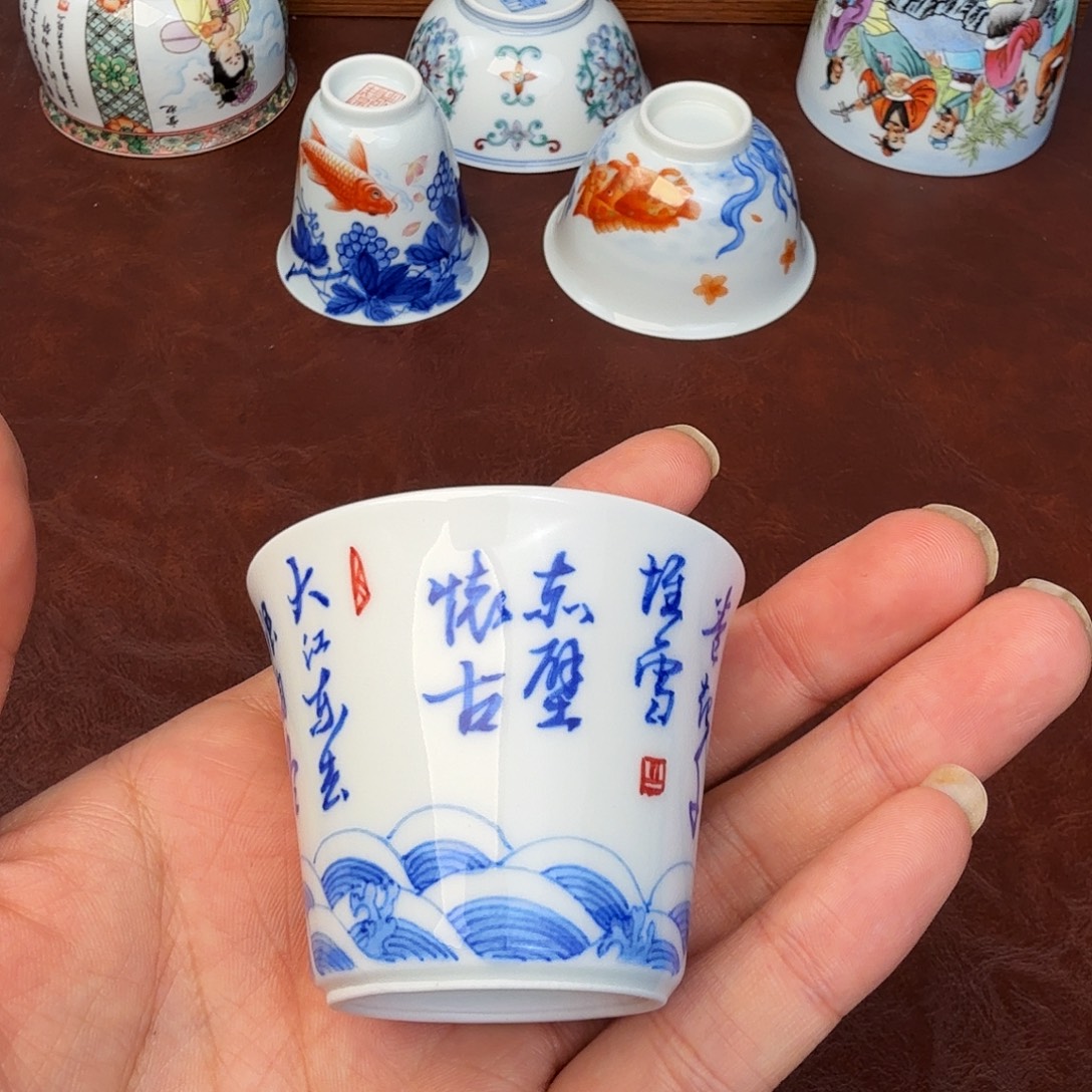 陶现代景德镇全手绘全手工陶瓷