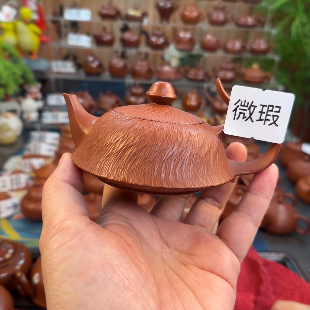 朱泥茶壶微瑕110CC