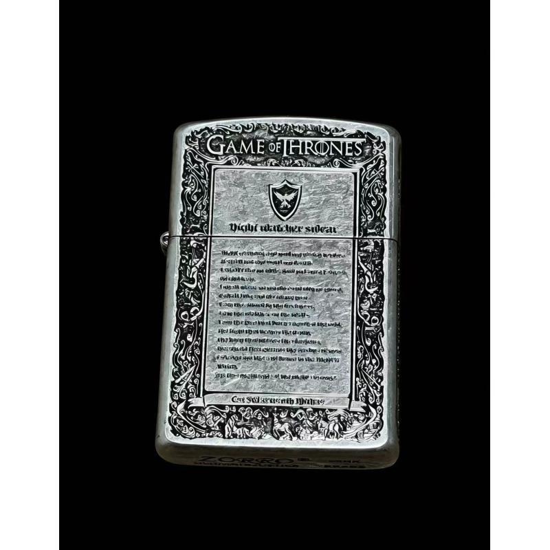 冰与火银打火机【全新机无油】