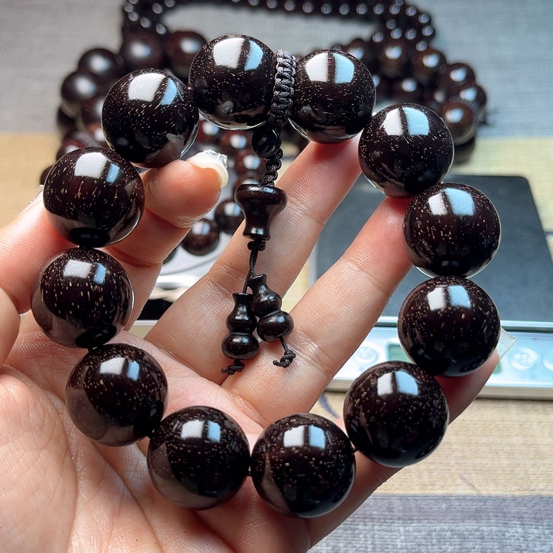 檀香紫檀（小叶紫檀）2.0 12颗满天星