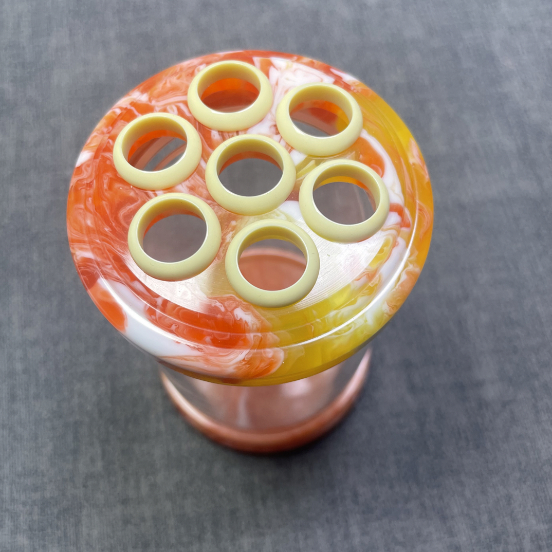 「琪琪蚡房」鸣韵60水墨画密胺七孔蝈蝈罐