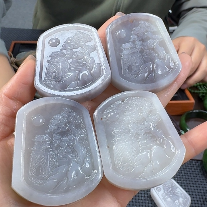 颈饰未镶嵌和田玉发其一