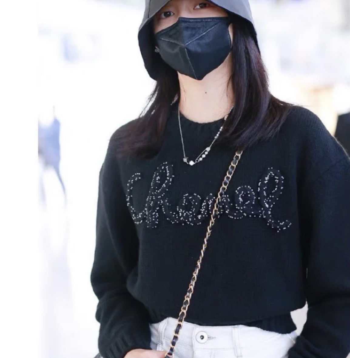 99新 Chanel/香奈儿 钉珠字母针织 99新 40码 #3582