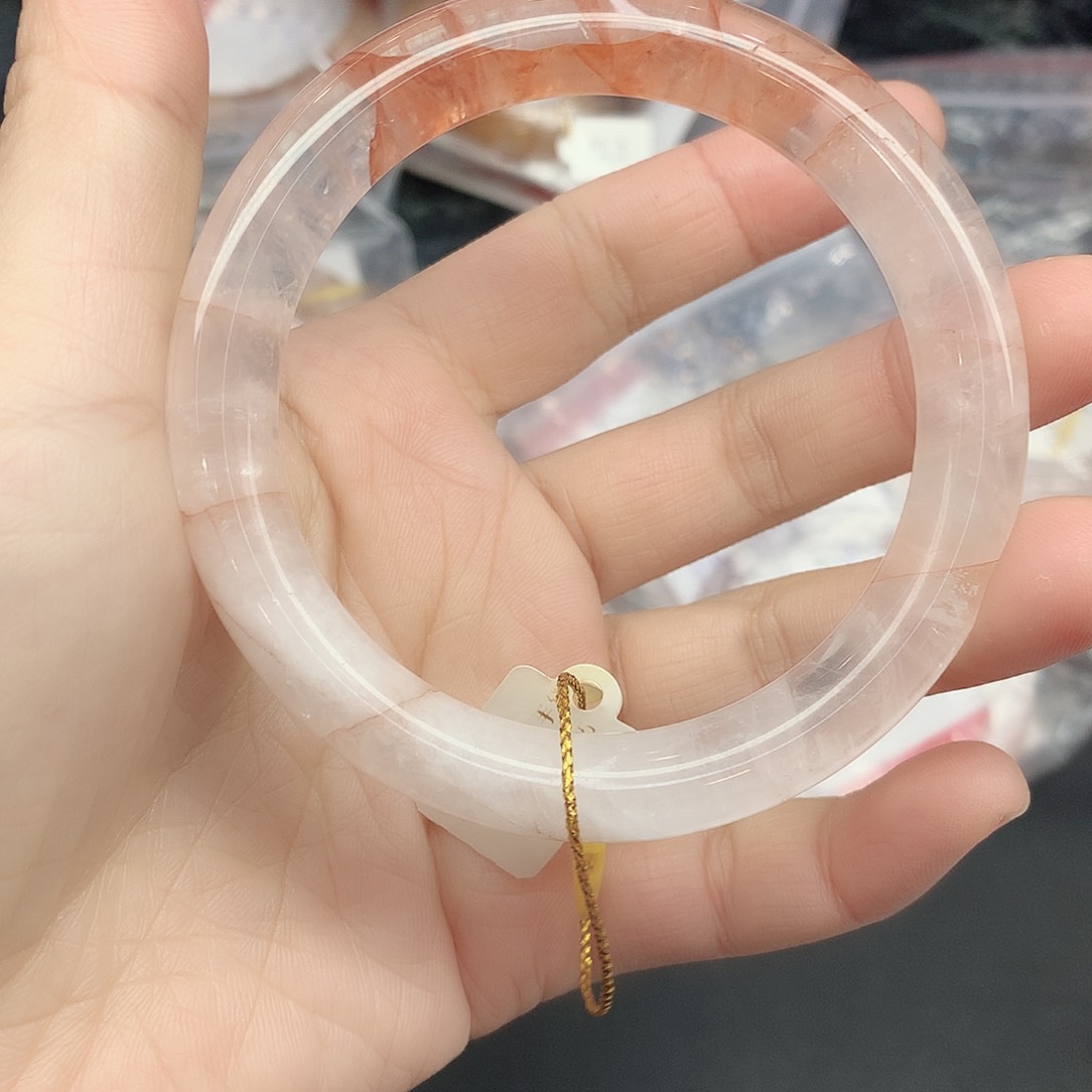 水晶手镯未镶嵌436（5657:：）