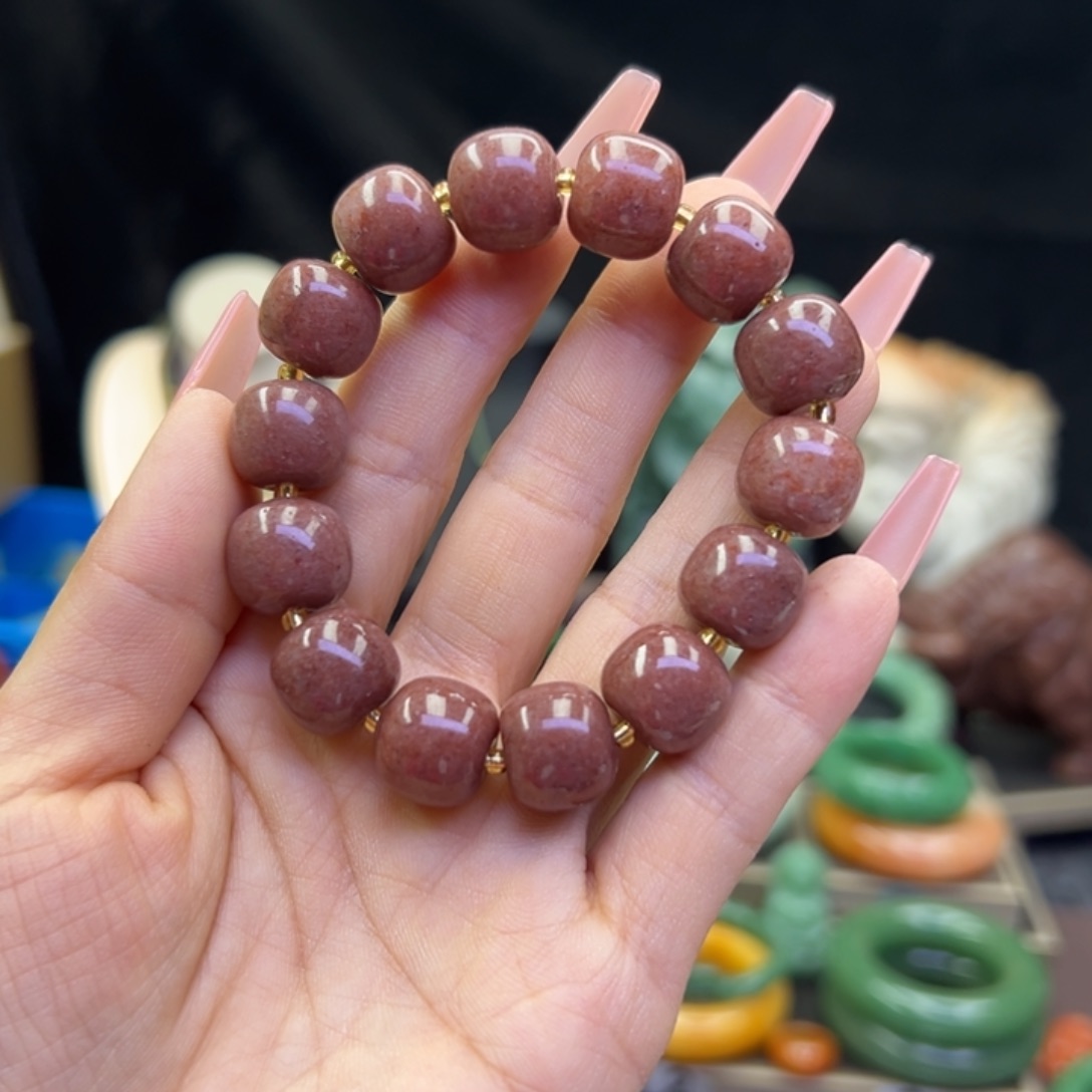 未镶嵌手镯石英岩玉