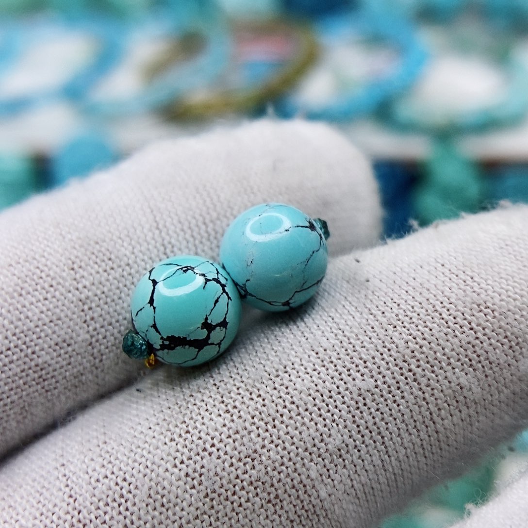 绿松石珠宝奇石未镶嵌