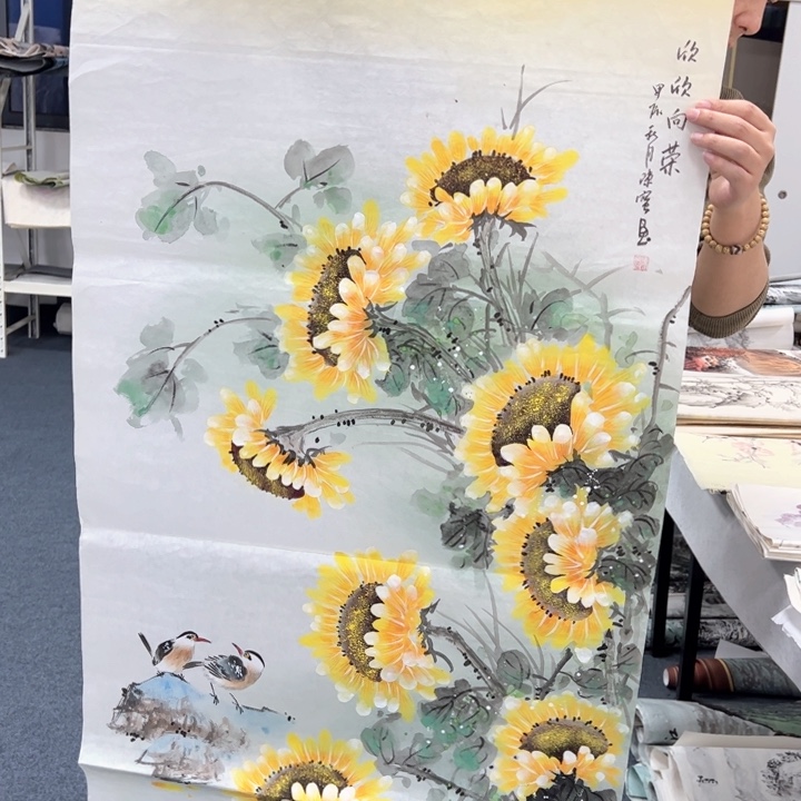 国画纯手绘作品欣赏图