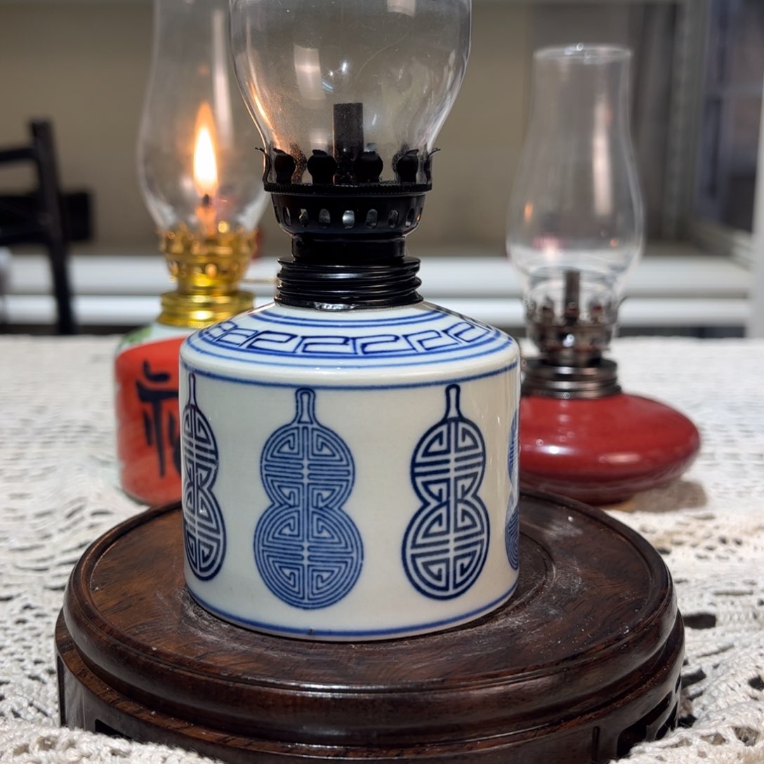 摆件景德镇陶瓷香薰灯