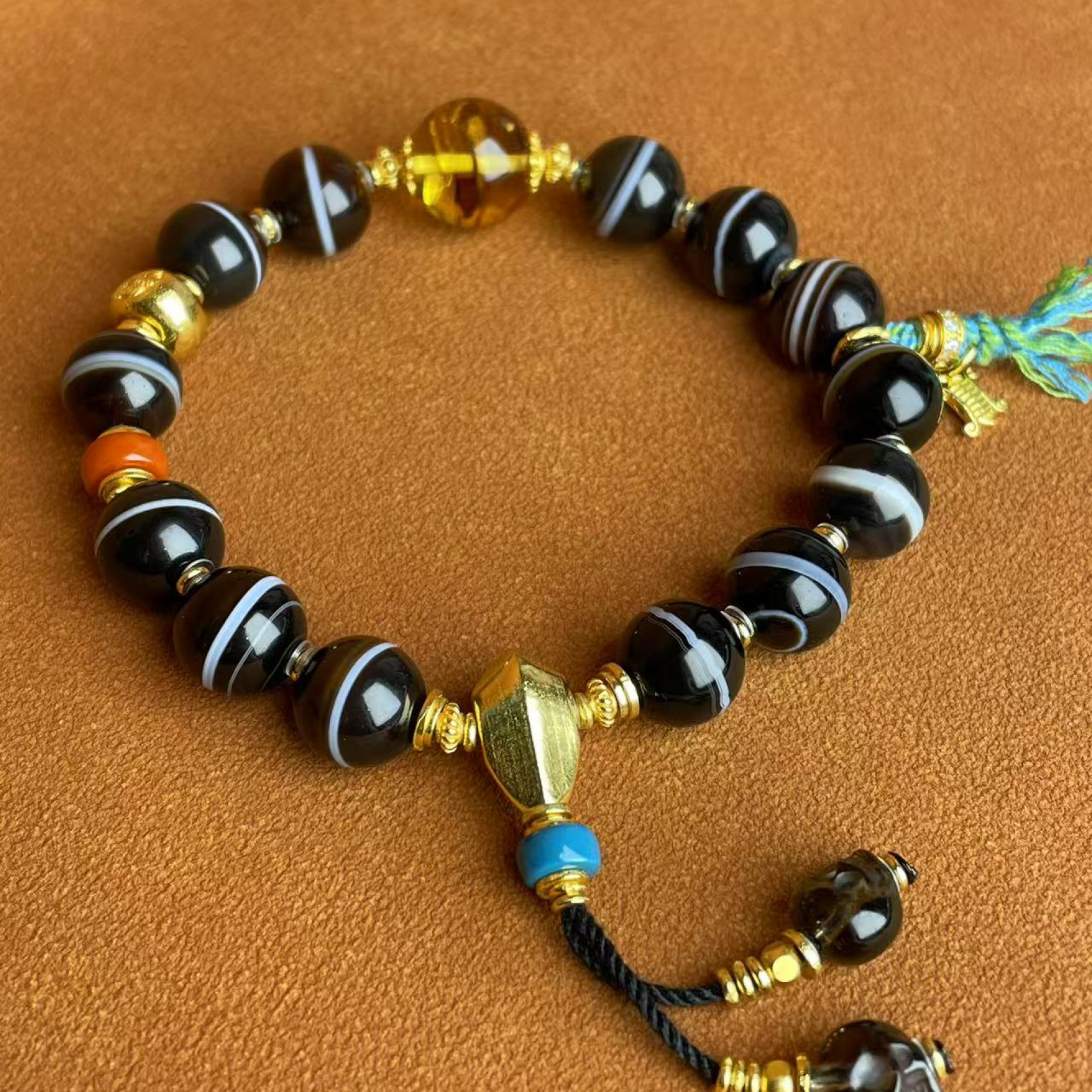 壹加师姐｜手工设计一桶金药师手串多样性发一6583F