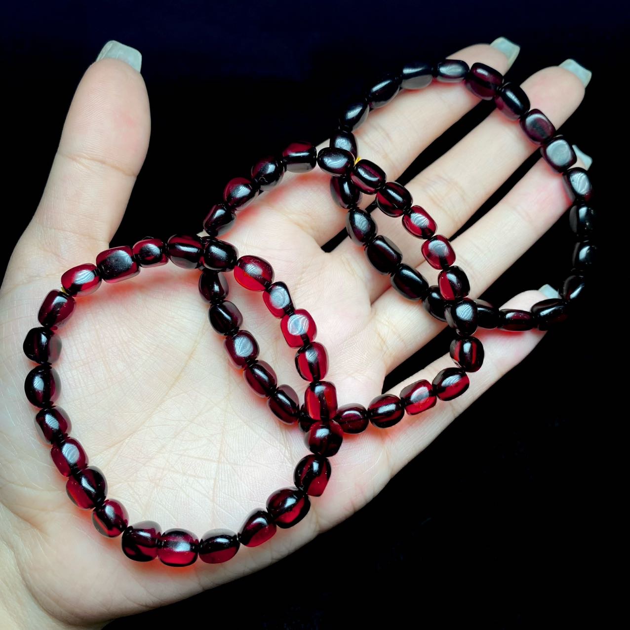 【云上好物】11 DS95358-血珀单圈手串-多样性发其一-随形（JG）