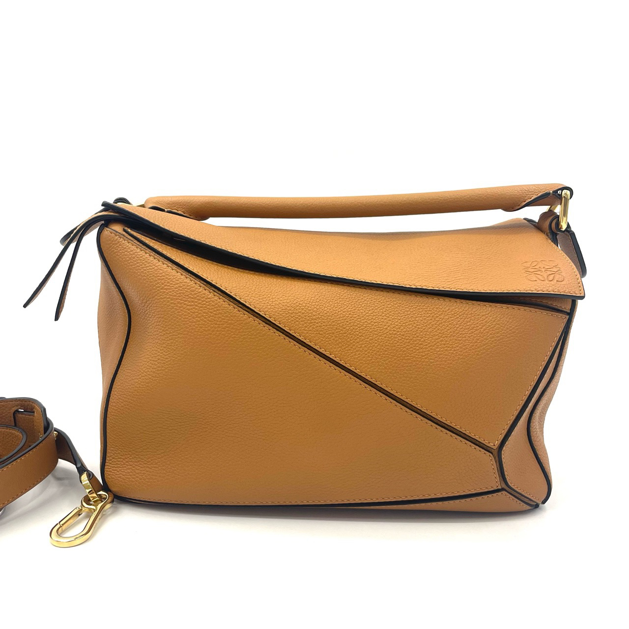 95新 LOEWE/罗意威 98新puzzle中号 几何拼图单肩斜挎手提包