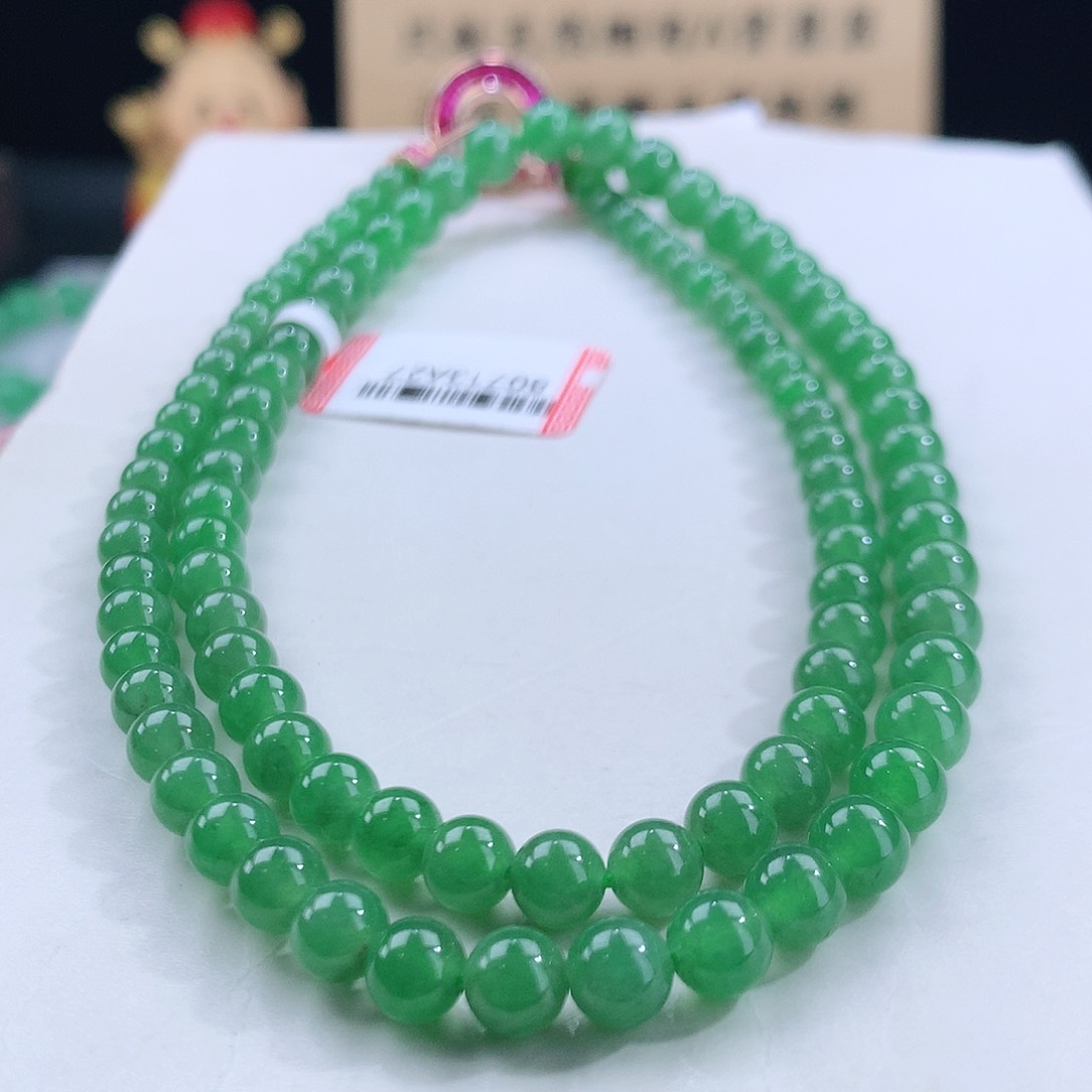 翡翠手链未镶嵌卡4.5-6.5