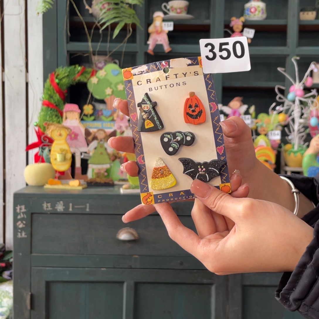 木质圣诞月福老货玩具中古风默认微瑕