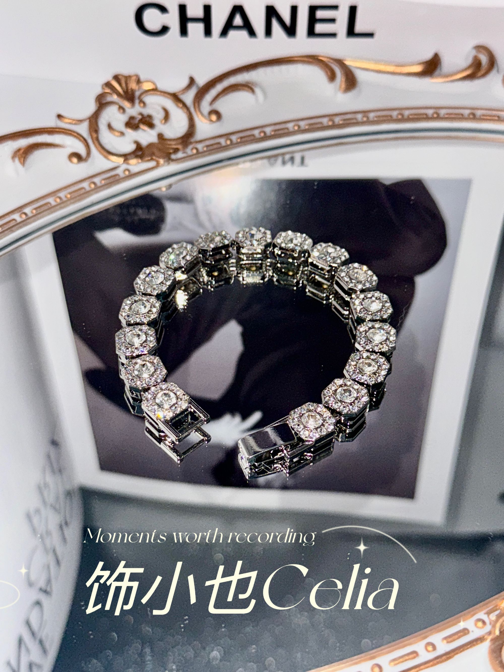 合金锆石手链 “池总手链”溺爱爆闪锆石手链A055