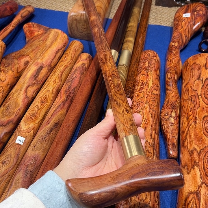 木海南黄花梨手杖文明棍长84厘米