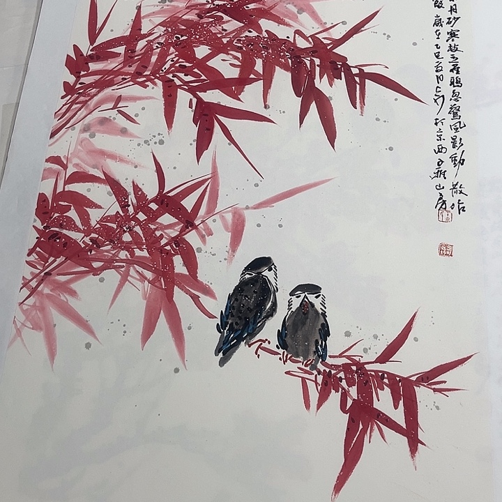 姜奇老师花鸟作品69×46