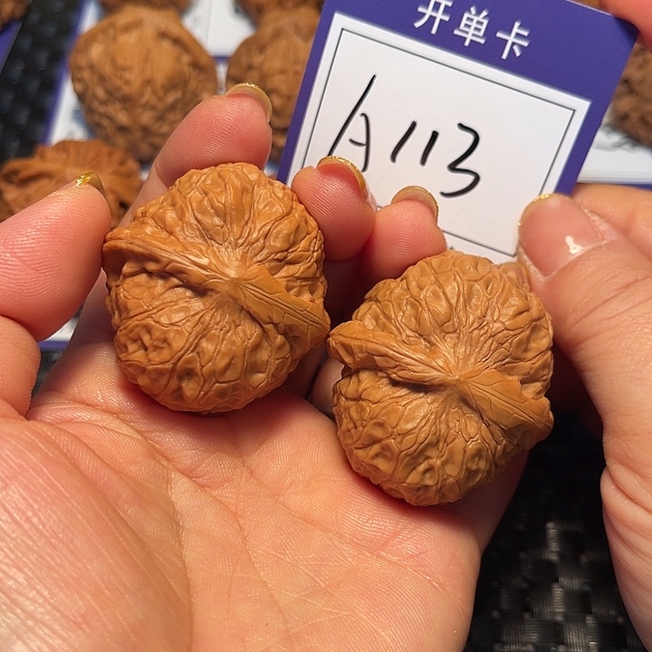 桃核把件41南瓜墩A113