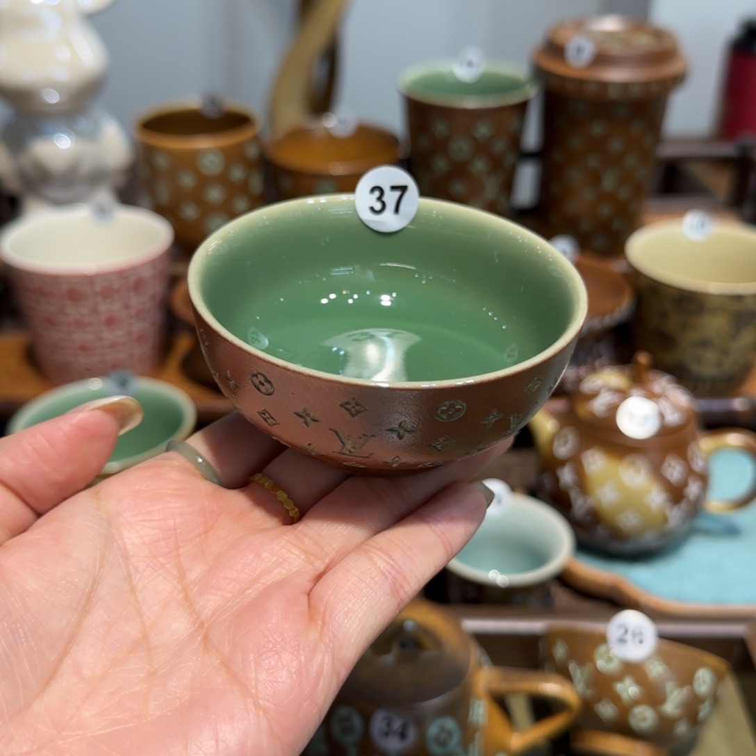 上***实龙泉青瓷小满青瓷