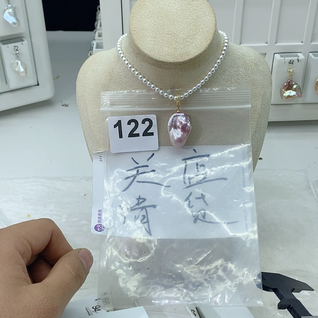 淡水珍珠颈饰合金