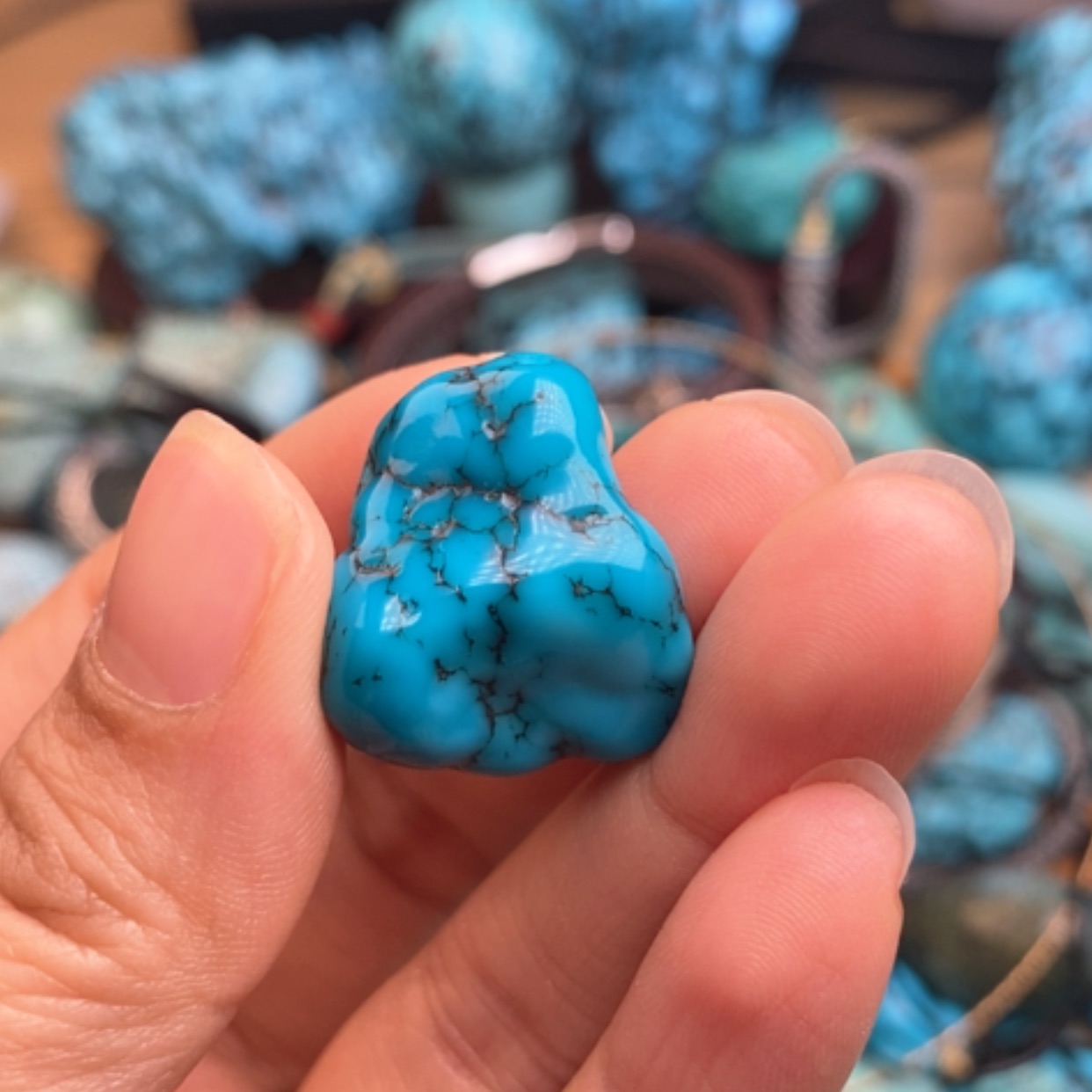 【闪购商品】绿松石珠宝半成品未镶嵌