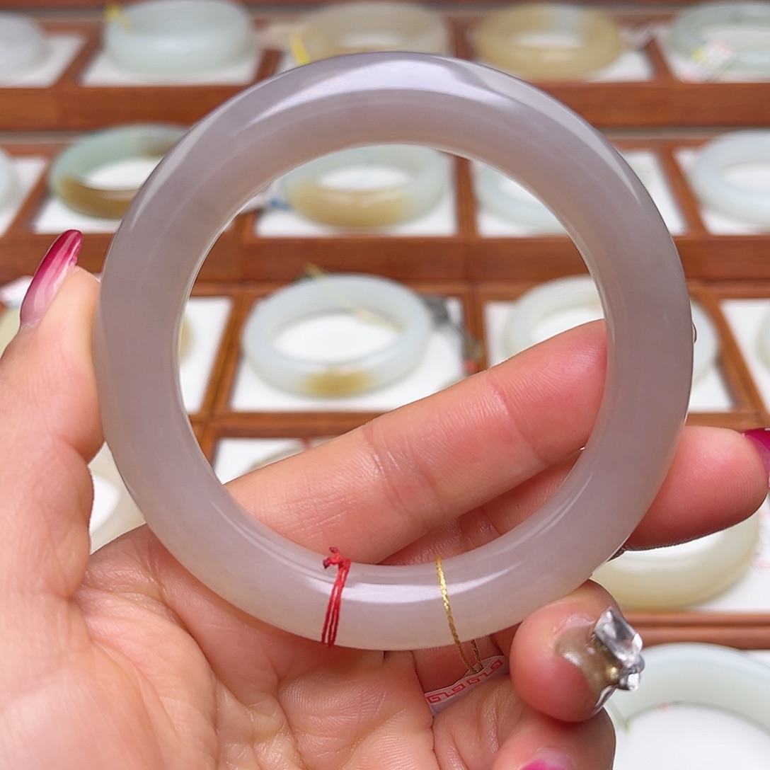 和田玉手镯未镶嵌57.2